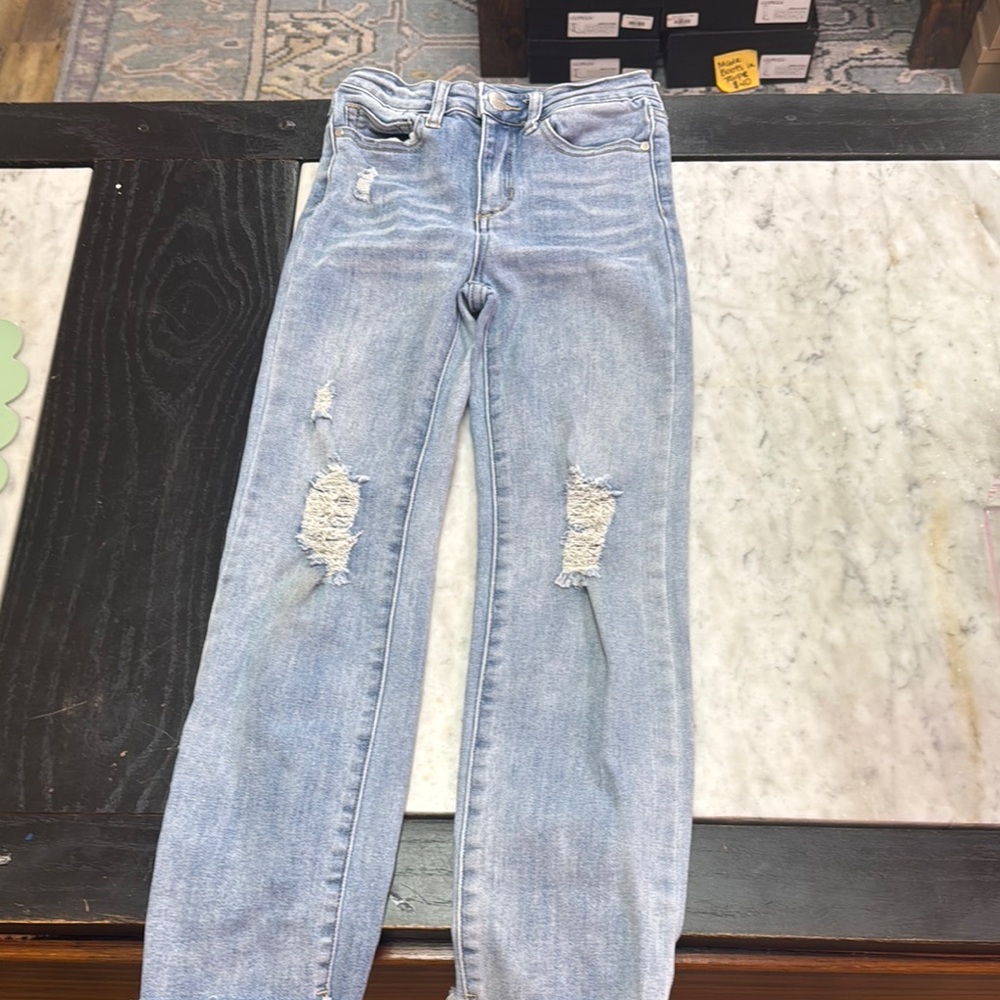 Joe's Jeans Blue Skinny Distressed Denim